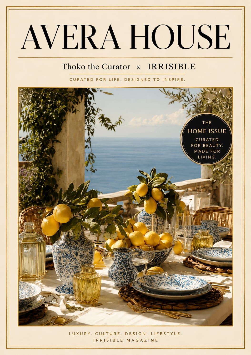 Issue N° 02 Cover — The Architecture of African Elegance